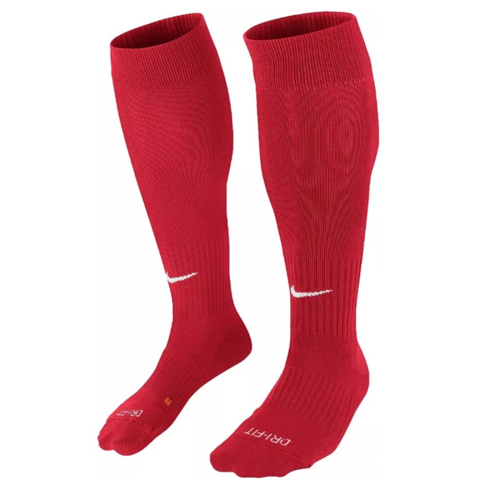 Nike Classic Soccer Socks Mens Medium 6-8 Womens 6-10 Red DRI-Fit SX5728-648 NWT